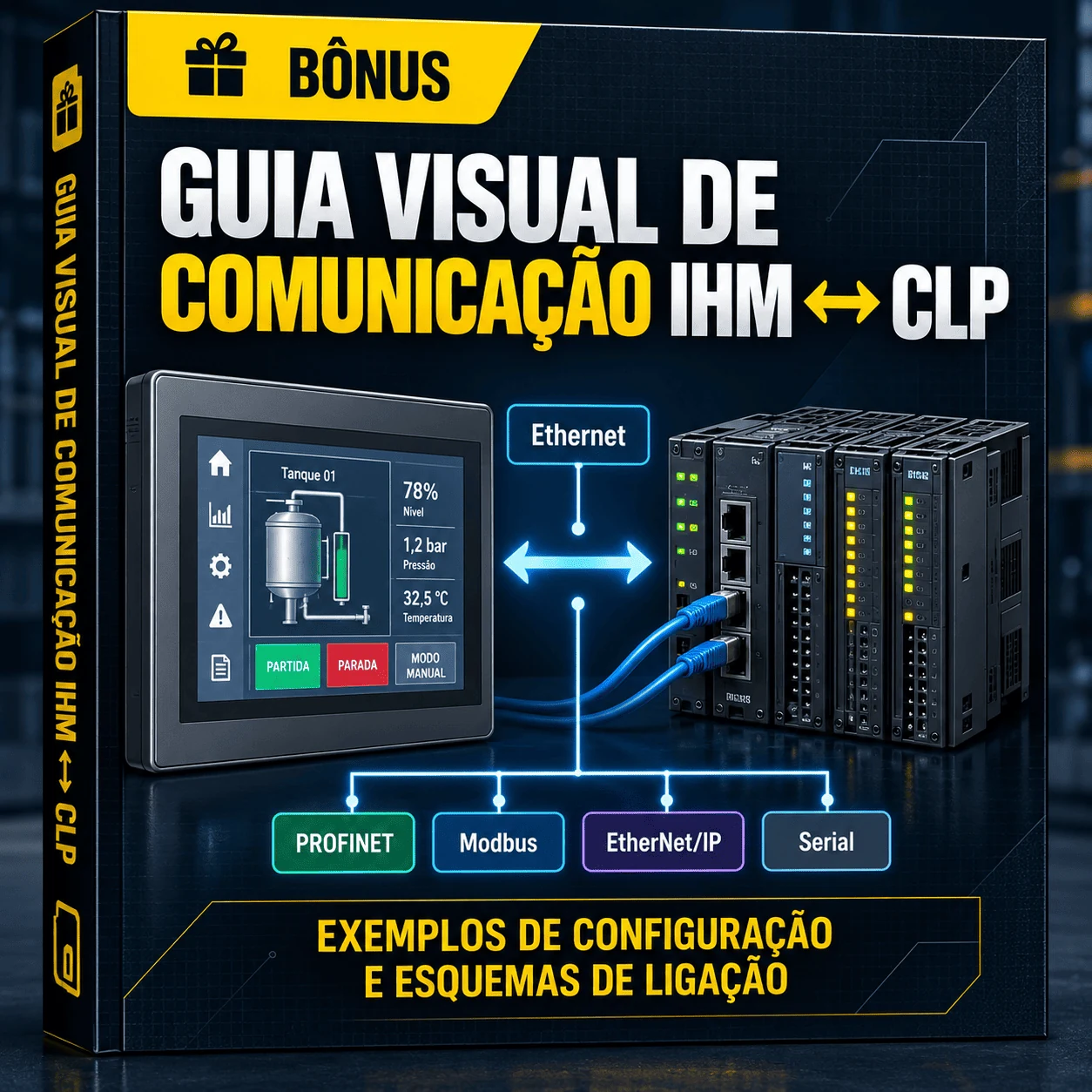 Guia Visual de Comunicação IHM ↔ CLP